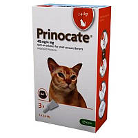 Принокат капли противопаразитарные для котов спот он 3 пипетки - 40мг/4мг/0,4мл (до 4кг)