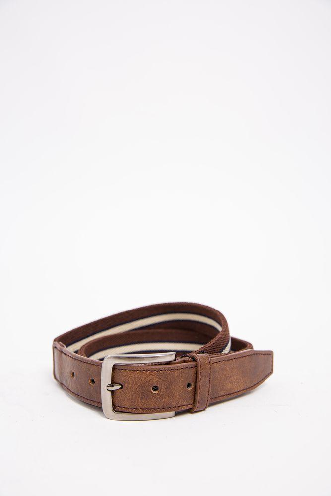 Класичний ремінь унісекс, коричневого кольору, 196R40T1W1, фото 1