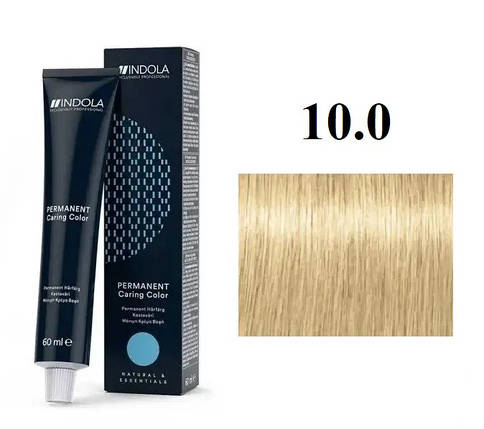 Стійка перманентна крем-фарба Indola 10.0 Найсвітліший натуральний блонд 60 мл, фото 1