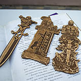 Закладка для книги дерев'яна Woodoo "Козак Нептун", фото 6