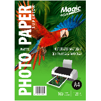 Матовая фотобумага Magic A4 128 грамм (100 листов) для принтера 128 грамм