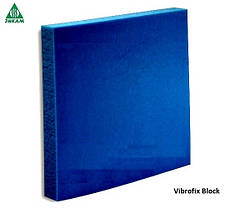 Віброізолятор під фундамент обладнання Vibrofix Block 45/25 (50х50х25мм) 4шт