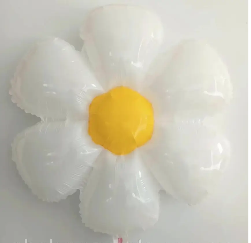 Фольгована велика повітряна куля Квітка ромашки, 71х71 см