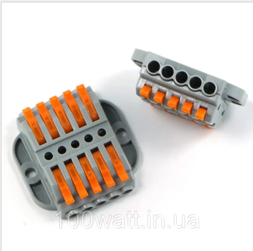 Клема з'єднувальна самозатискна (5+5) двостороння ST 5266, фото 1