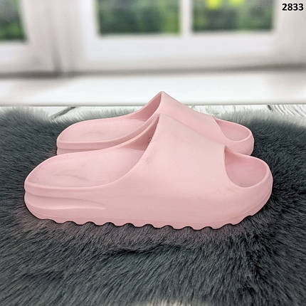 Жіночі пляжні шльопанці сланці пінкові рожеві, фото 1