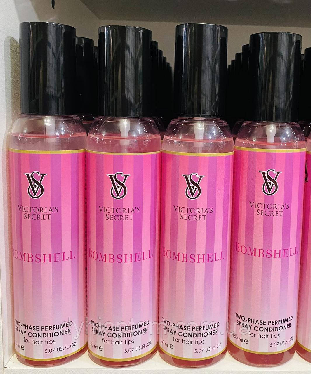 Двофазний парфумований спрей-кондиціонер для кінчиків волосся Victoria's Secret Bombshell 150ml