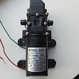 Насос для акумуляторного обприскувача KF-2203 універсальний,12 B, 3,6 л/мін. Помпа для оприсківача, фото 2