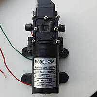 Насос для акумуляторного обприскувача KF-2203 мембранний, 12 В, 3,6 л/хв. Помпа для обприскувача