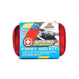 Аптечка медична автомобільна АМА-1  "Євростандарт" сертифікована, сум. Аптечка в машину. Авто-аптечка