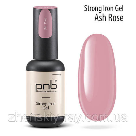 Гель-архітектор PNB Strong Iron Gel Ash rose, 8 мл, фото 1