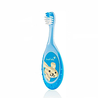 Детская зубная щетка Brush-Baby Floss Brush от 0 до 3 лет (голубая)