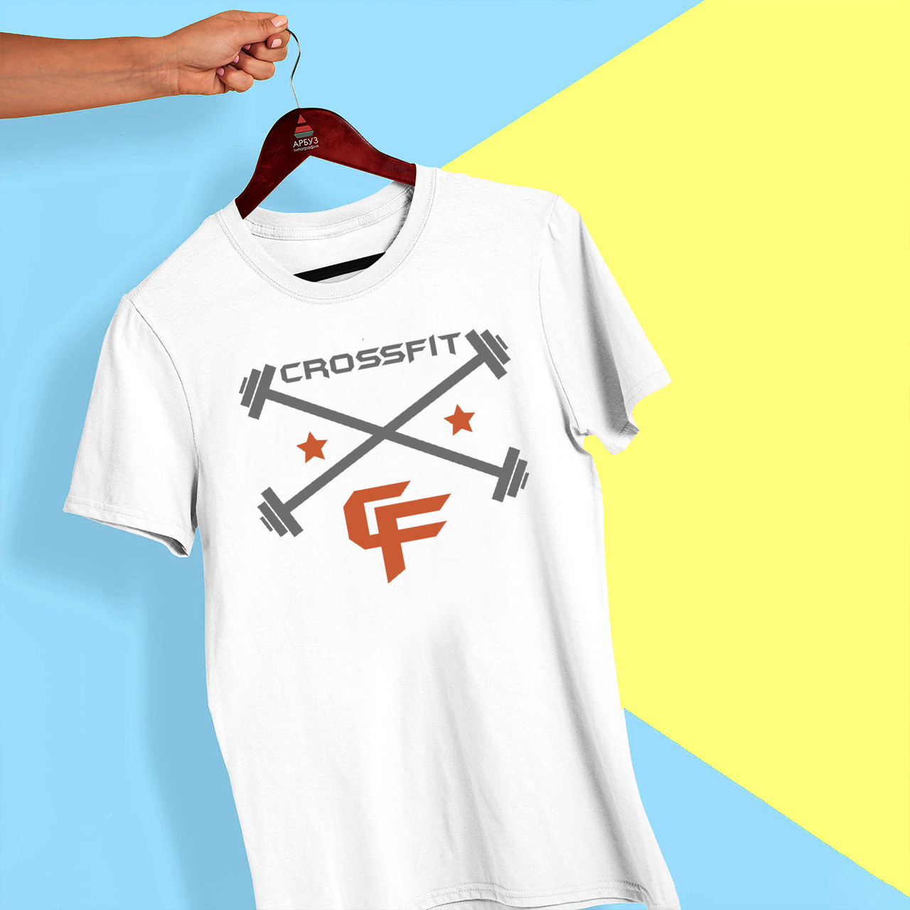 Футболка з принтом "Схрещені штани Crossfit" Push IT