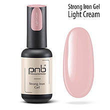 Гель-архітектор PNB Strong Iron Gel Light cream, 8 мл