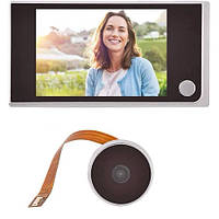 Видеоглазок цифровой с экраном 3.5 для входной двери c камерой 2 Мп - Вища Якість та Гарантія!