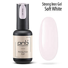 Гель-архітектор PNB Strong Iron Gel Soft white, 8 мл