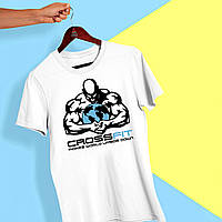 Футболка з принтом "Crossfit: makes world upside down" Push IT