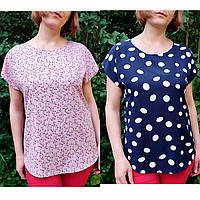 Блуза літня жіноча футболка великого розміру 54 (50,52,54,56,58,60,62,64)