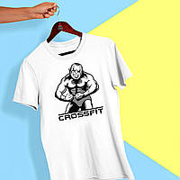 Футболка з принтом "Силач Crossfit" Push IT XL