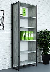 Шафа для документів ЛОФТ 60х40х190 см. ШЛА-1, Дуб крафт білий