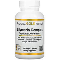 Вітаміни Сілімарин California Gold Nutrition Silymarin Complex (120 капсул.)