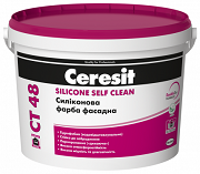 Ceresit CT 48 SILICONE SELF CLEAN Силиконовая краска фасадная 10л (Церезит СТ 48)