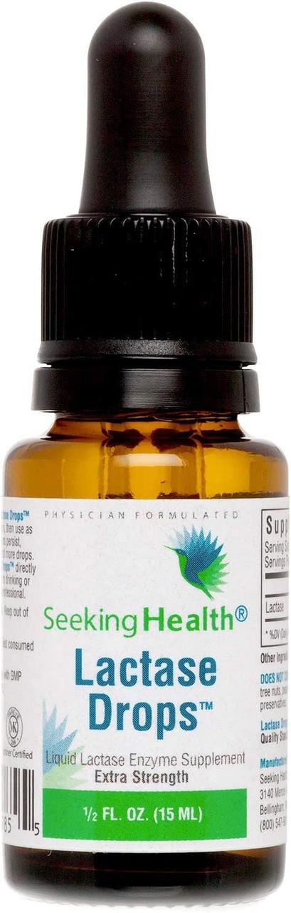 Seeking Health Lactase Drops / Лактаза фермент для розщеплення лактози 15 мл