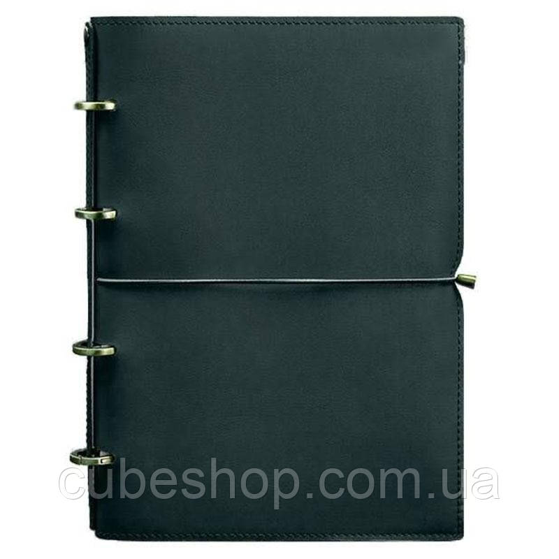 Шкіряний блокнот cофт-бук 9.0 в м'якій обкладинці (зелений) шкіра Krast