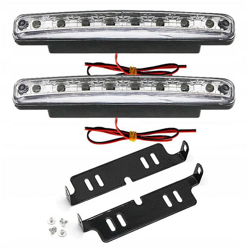 Денні ходові вогні, 2x12Вт, DRL LED в корпусі, фото 1