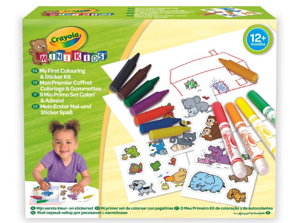 Мій перший набір для малювання зі стікерами Crayola (256287.106)