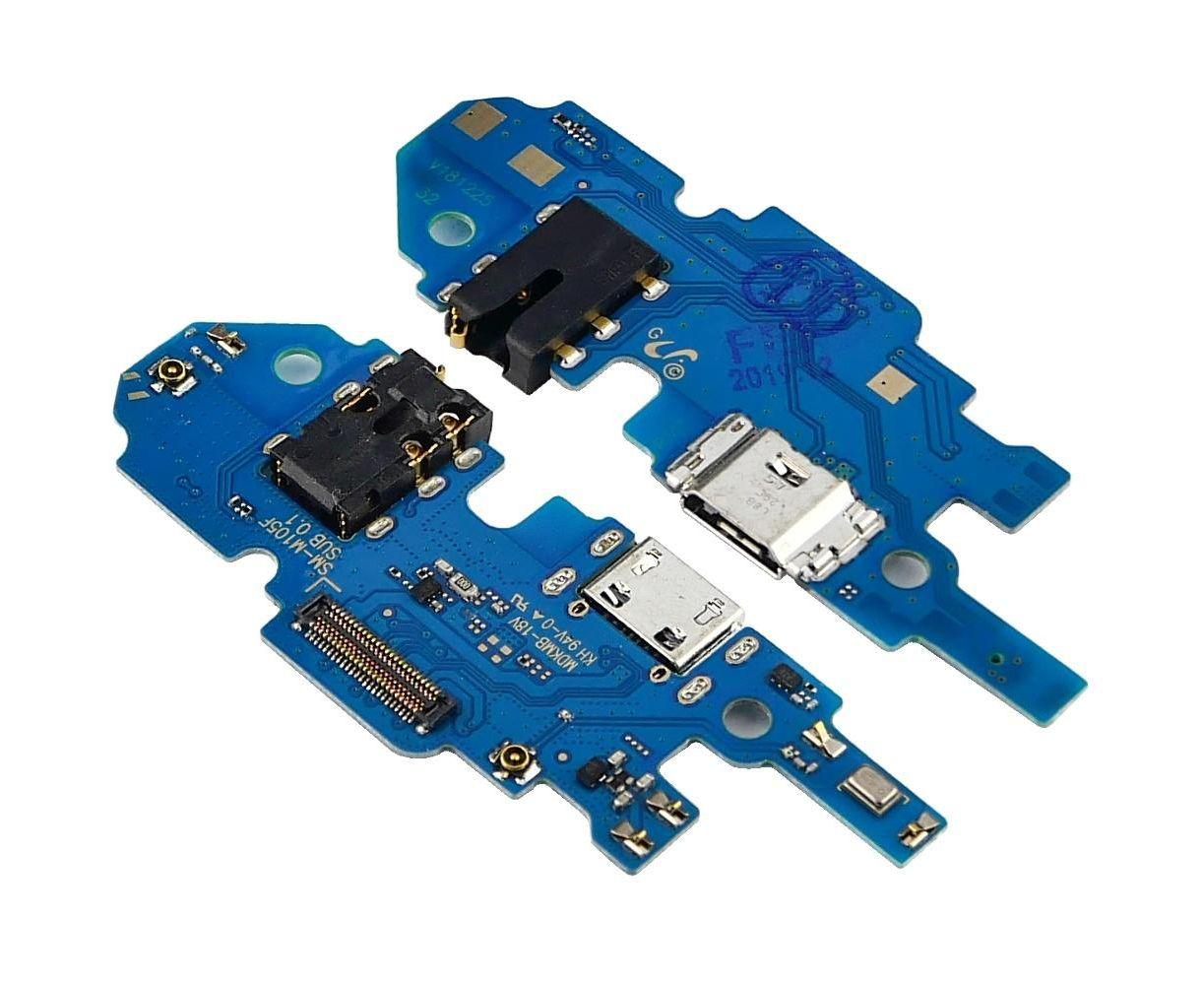 Нижня плата (Flex cable) для Samsung M105 Galaxy M10 (2019) з мікрофоном та компонентами