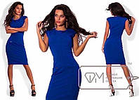 Міні сукня стильна літня синій колір 42 44 46
