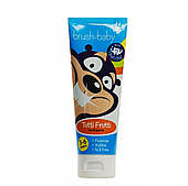 Дитяча зубна паста Brush-Baby Бобер від 3 років (фтор 1350, смак тутті-фрутті) 50 мл