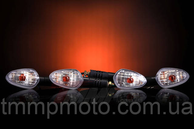 Повороты хрусталь затемнённые ( комплект 4 штуки ) Повороты хрусталь затемнённые ( комплект 4 штуки )