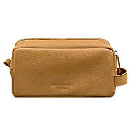 Шкіряна косметичка-несесер 6.0 (жовта) шкіра флотар, фото 2