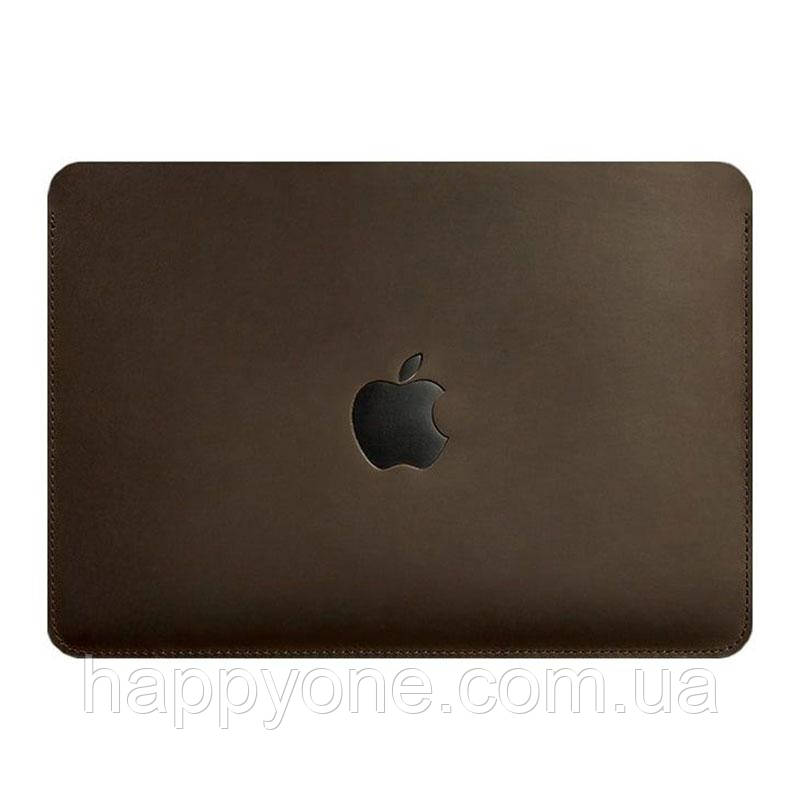 Шкіряний чохол для MacBook Pro 14'' (темно-коричневий)