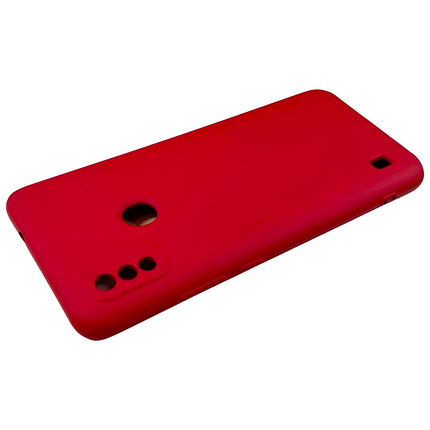Чохол Soft touch для ZTE Blade A51 (на зті блейд а51) червоний, фото 2