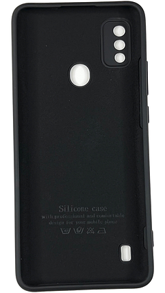 Чохол Soft touch для ZTE Blade A51 (на зті блейд а51) чорний, фото 2