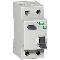 Диференціальний автомат 1P+N, 20A, C, 4.5kA, 30ma, АС, 2 полюси, DIN-рейка, Schneider Electric, Easy9, фото 2