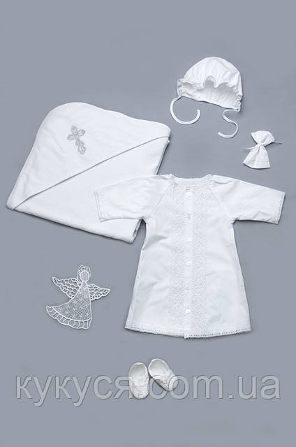 Набор крестильный рубашка для мальчика - фото 3 - id-p15814912