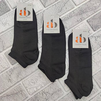 Шкарпетки жіночі короткі літо сітка чорні р.36-40 ТУРЕЧЧИНА бавовна 30035576