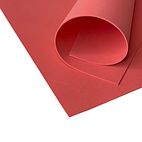 Фоаміран EVA 2мм червоний 50х50 см кольоровий матеріал для творчості, оформлення фотозон, костюмів косплей