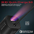 Мережевий зарядний пристрій Promate PowerPort-PDQC3 33 Вт USB-A порт + USB-C кабель Black (powerport-pdqc3.black), фото 5
