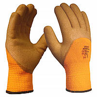Рукавиці "ПІНА" утеплена ПОМАРАНЧЕВА (10шт) ПТ-5863