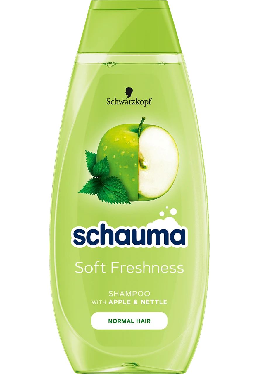 Шампунь жіночий Schauma "Зелене яблуко і кропива" (400мл.)