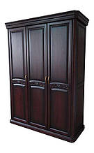 Шафа (шкаф) в спальню з натурального дерева 3Д Флоренція Еліт Мікс Меблі Каштан