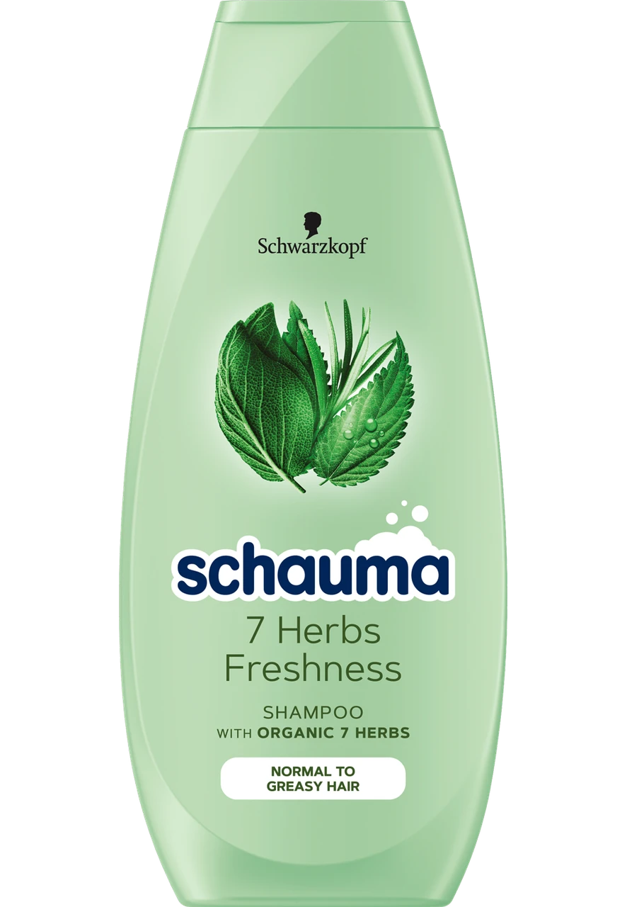 Шампунь женский Schauma "7 трав" (400мл.) от интернет-магазина "Мойдодыр"