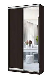 Шафа-купе 1200x600х2100 Фасади ДСП+Дзеркало