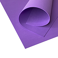 Фоаміран EVA 2мм фіолетвий 50х50 см кольоровий матеріал для творчості, оформлення фотозон, костюмів косплей