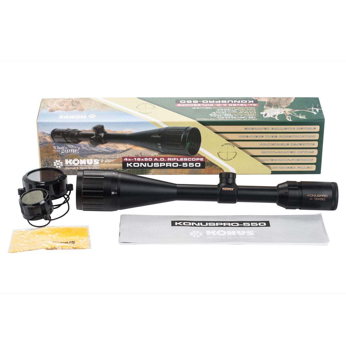 Приціл оптичний KONUS KONUSPRO-550 4-16x50 AO