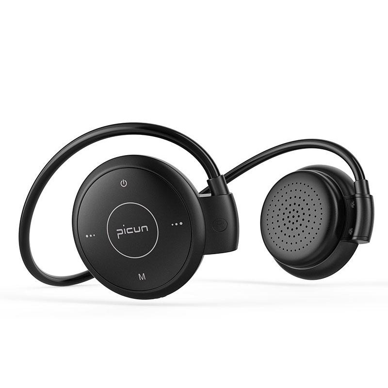 Спортивні бездротові Bluetooth-навушники Picun T6 Black-Silver